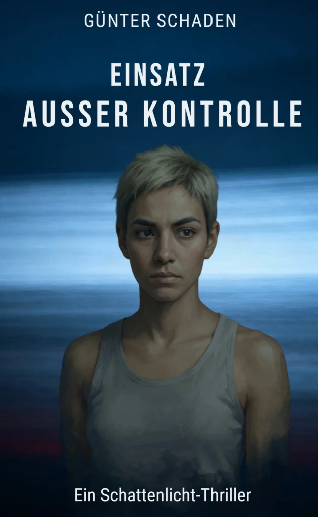 Buchcover „Einsatz außer Kontrolle“ von Günter Schaden – Psychothriller, Band 1 der Schattenlicht-Reihe