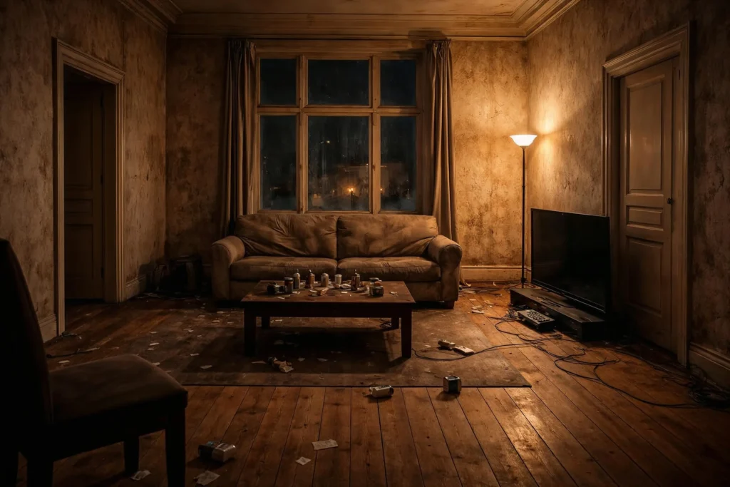 Autorische visuelle Interpretation eines Raums aus Im Einsatz.